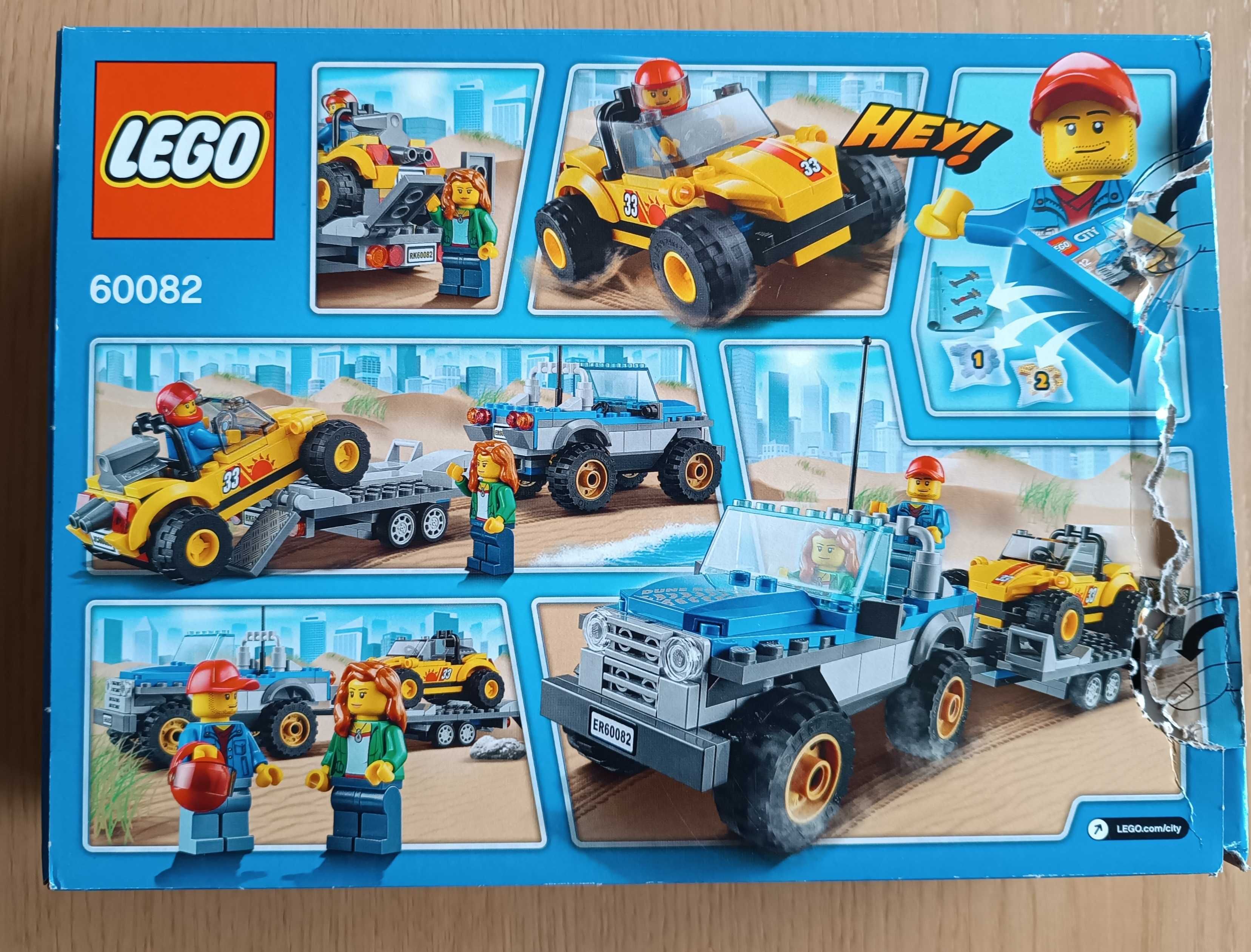 LEGO City 60082 Mała Terenówka Z Przyczepką Stan Idealny