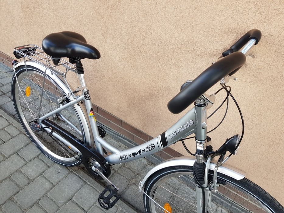 Rower damski miejski EMS Koła 28 SHIMANO aluminium okazja WYSYŁKA