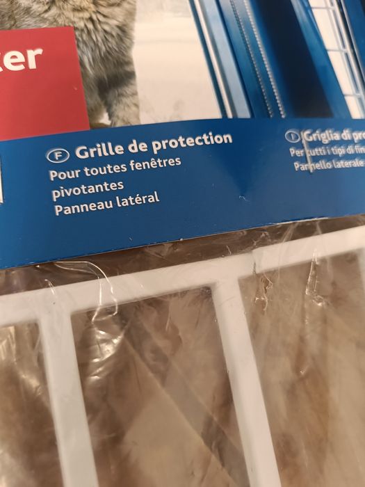 Kratka do okien zabezpieczająca przed wyjściem kota