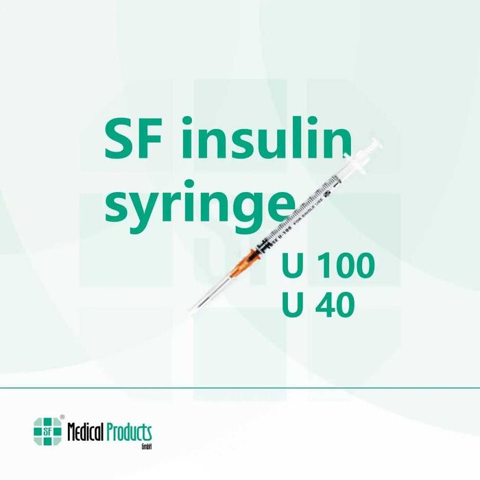 Шприц инсулин 1мл U-100  игла съёмная Германия SFMP