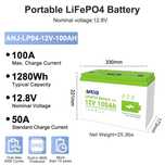 Akumulator lifepo4 12V 100ah magazyn energii