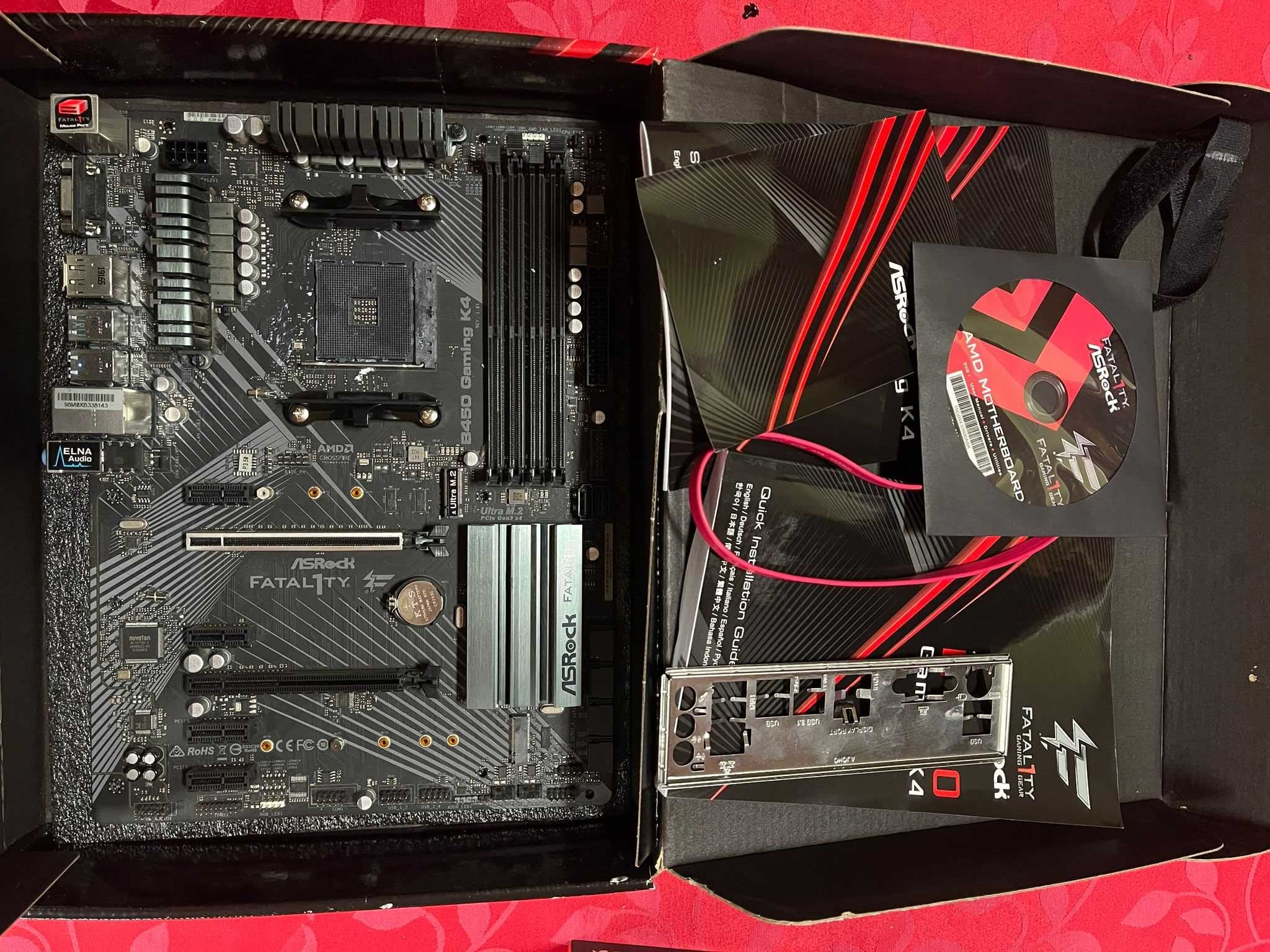 AMD Ryzen 5 2600X + MB B450 Gaming K4