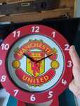 Zegar ścienny Vtg 1997  Manchester United w dobrym stanie!