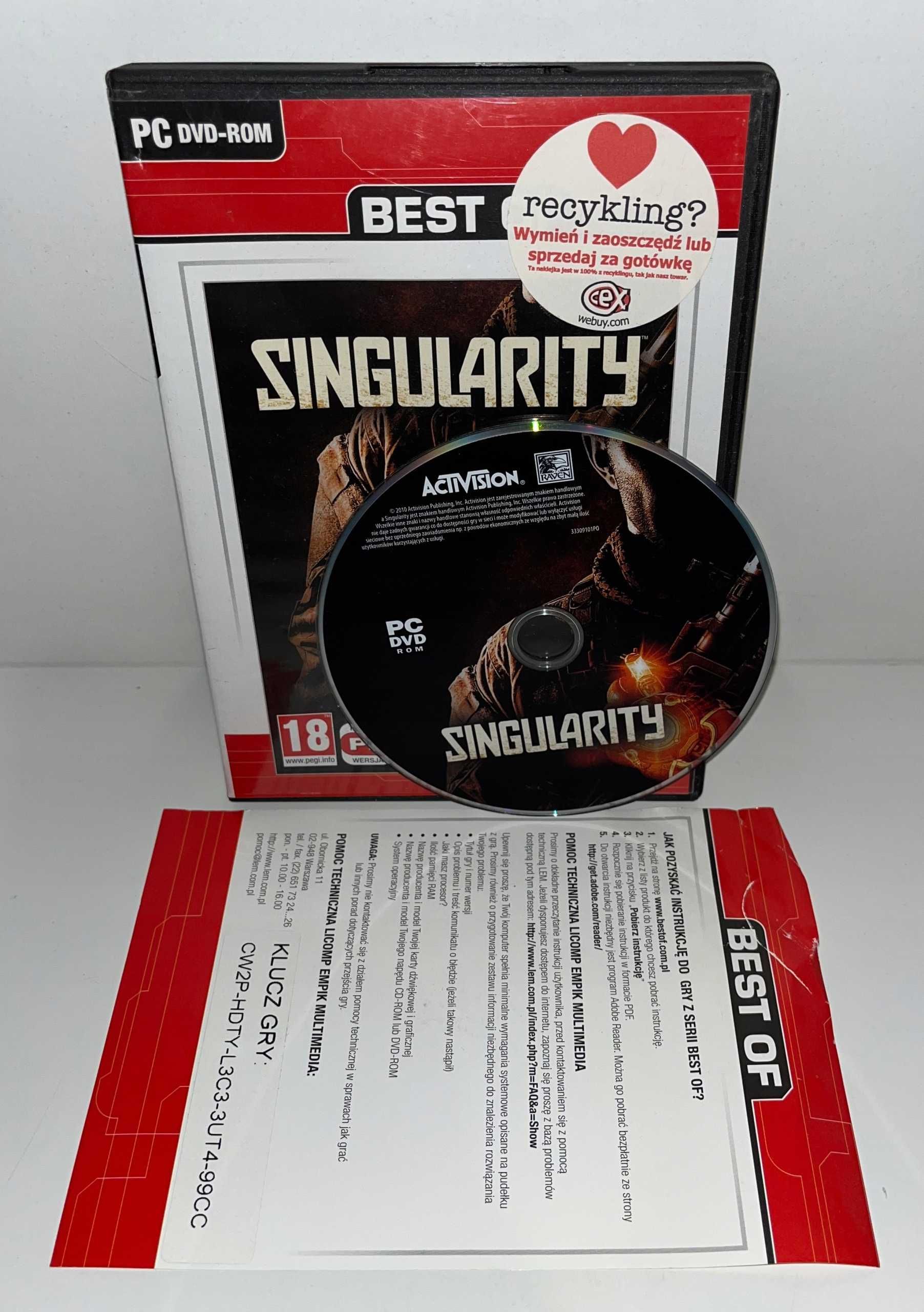 Singularity BOX PL gra na PC