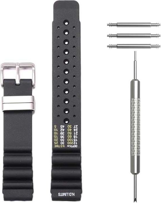 Bracelete Relógio de Mergulho N.D. Limits, 20mm ,Citizen,Seiko,etc...