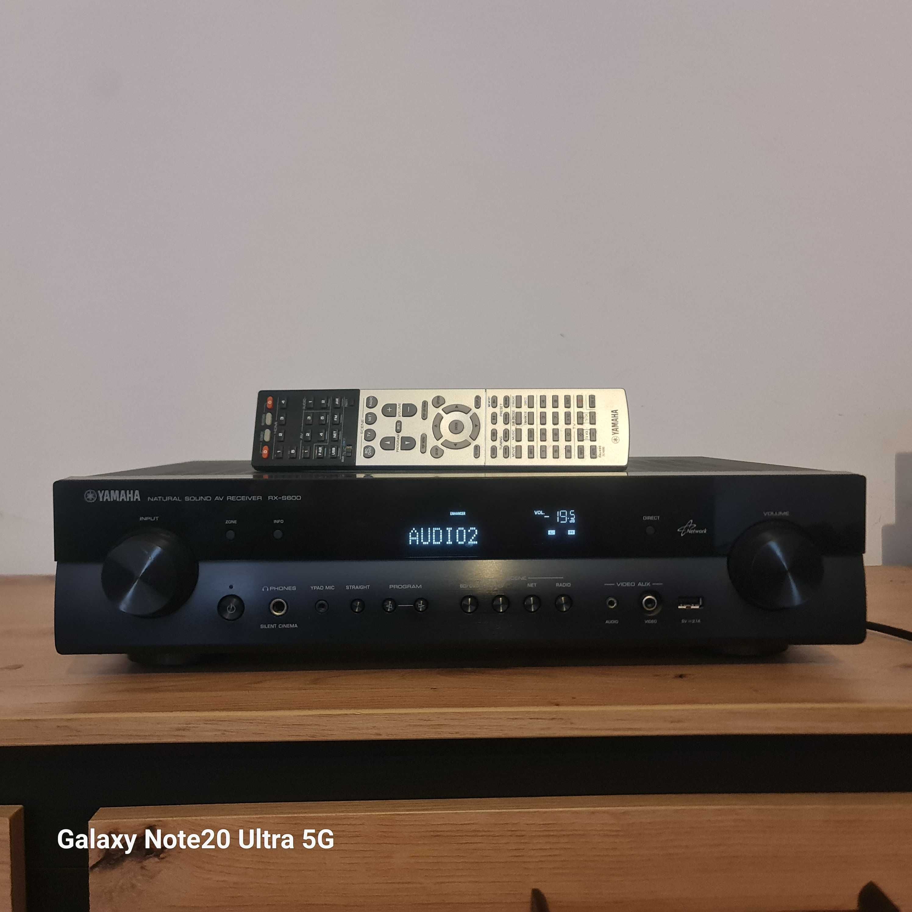 Amplituner Yamaha RX-S600 + Orginalny Pilot