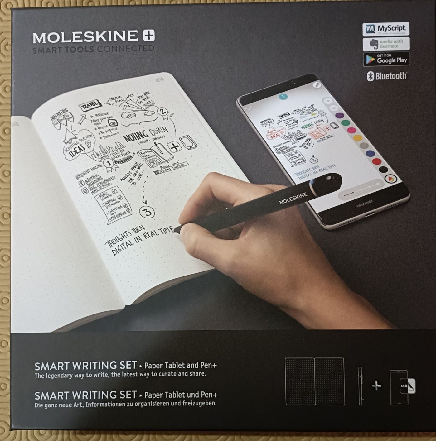 Conjunto Moleskine Smart Writing + Estojo