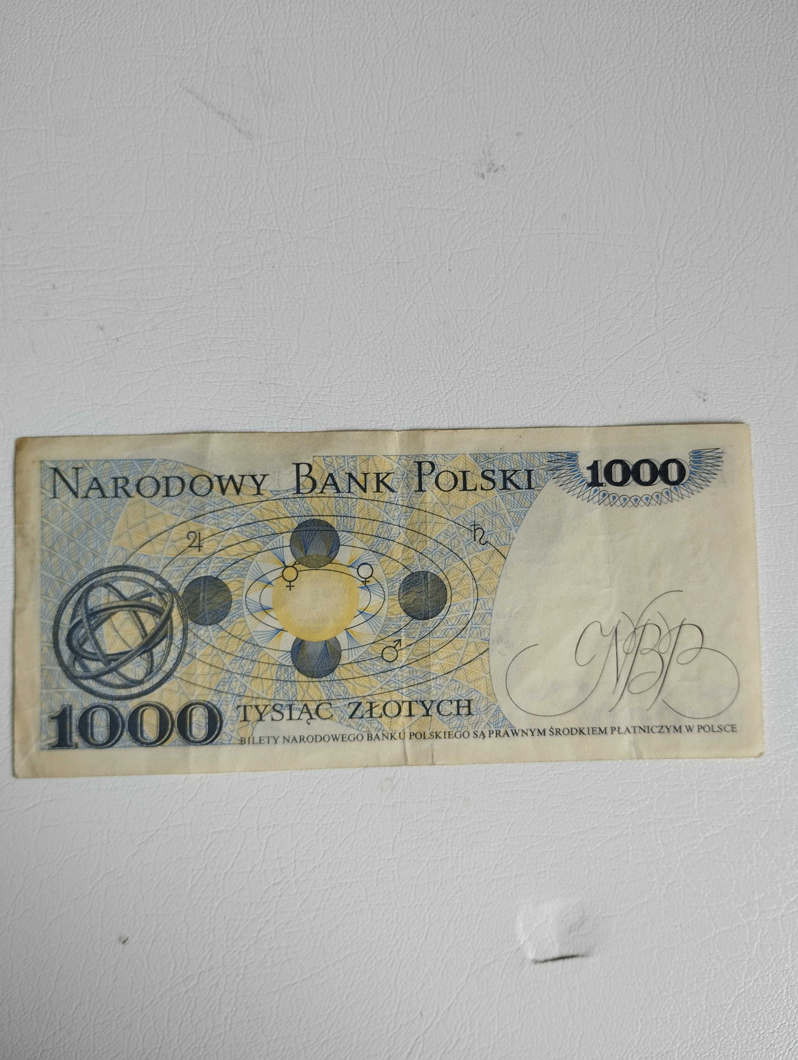 1000 zł 1975 r. Mikołaj Kopernik
