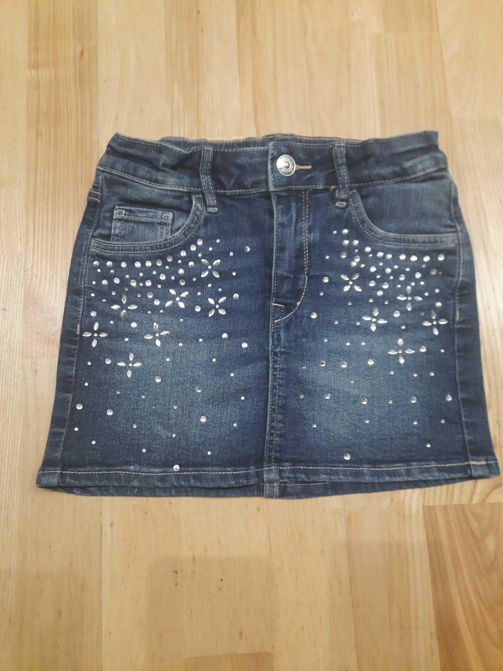 H&M spódniczka/spódnica jeansowa, rozmiar 122, 6-7 lat