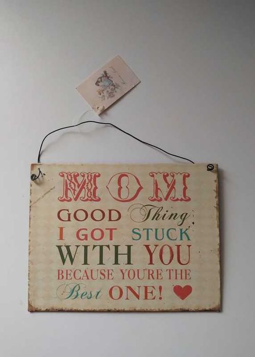 Tabliczki metalowe ozdobne zawieszki blaszane tablice szyld tablica