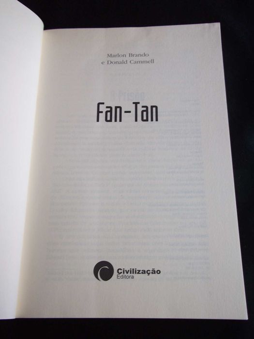 Livro Fan-Tan Marlon Brando Donald Cammell Civilização