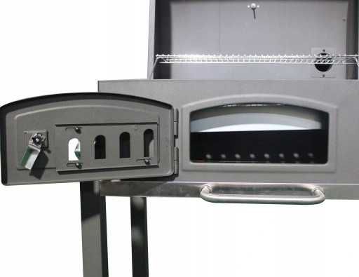 Grill Węglowy Activa Angular XXL Chromowany MR Garden