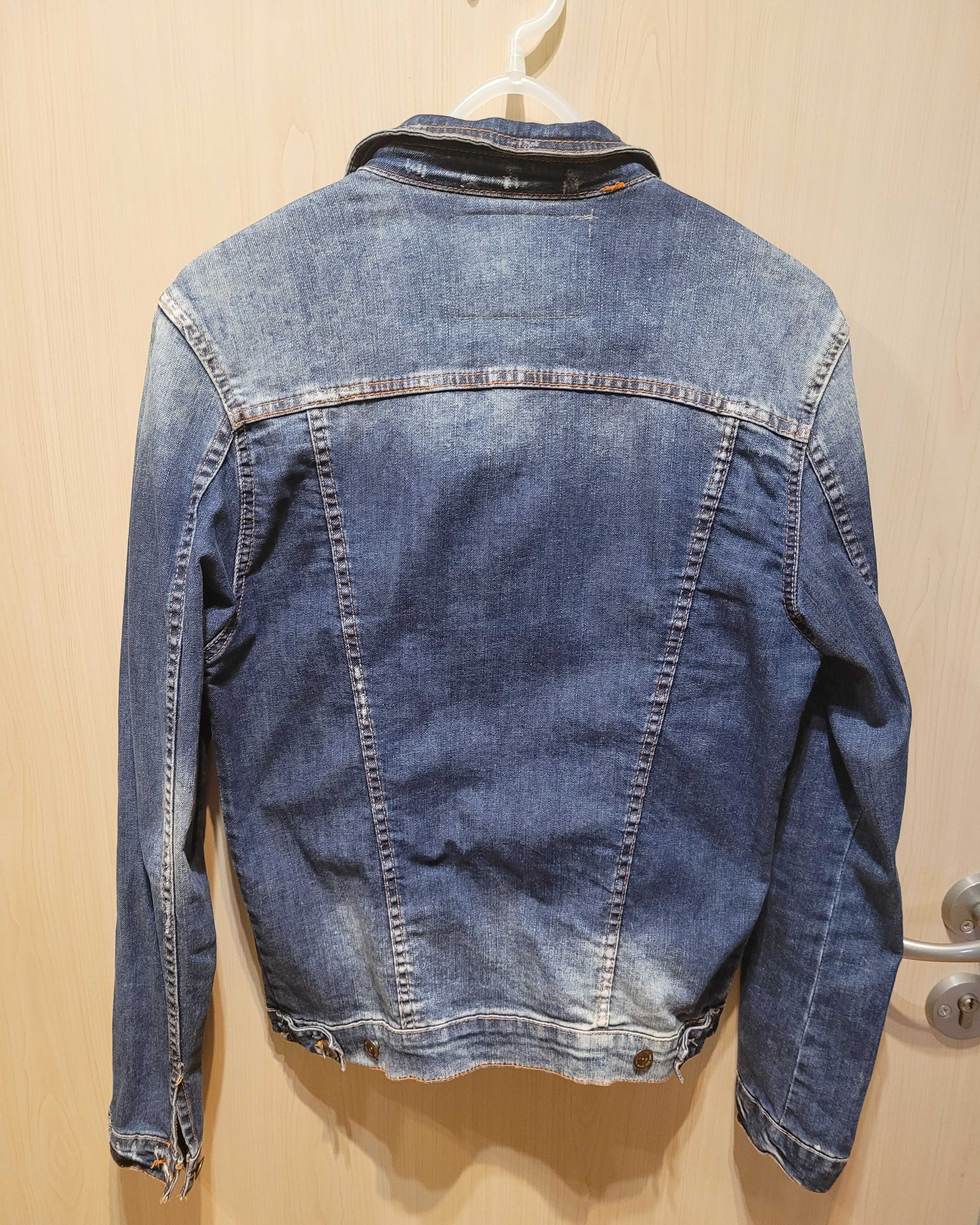 Kurtka jeansowa katana ZARA MAN DENIM WEAR Vintage