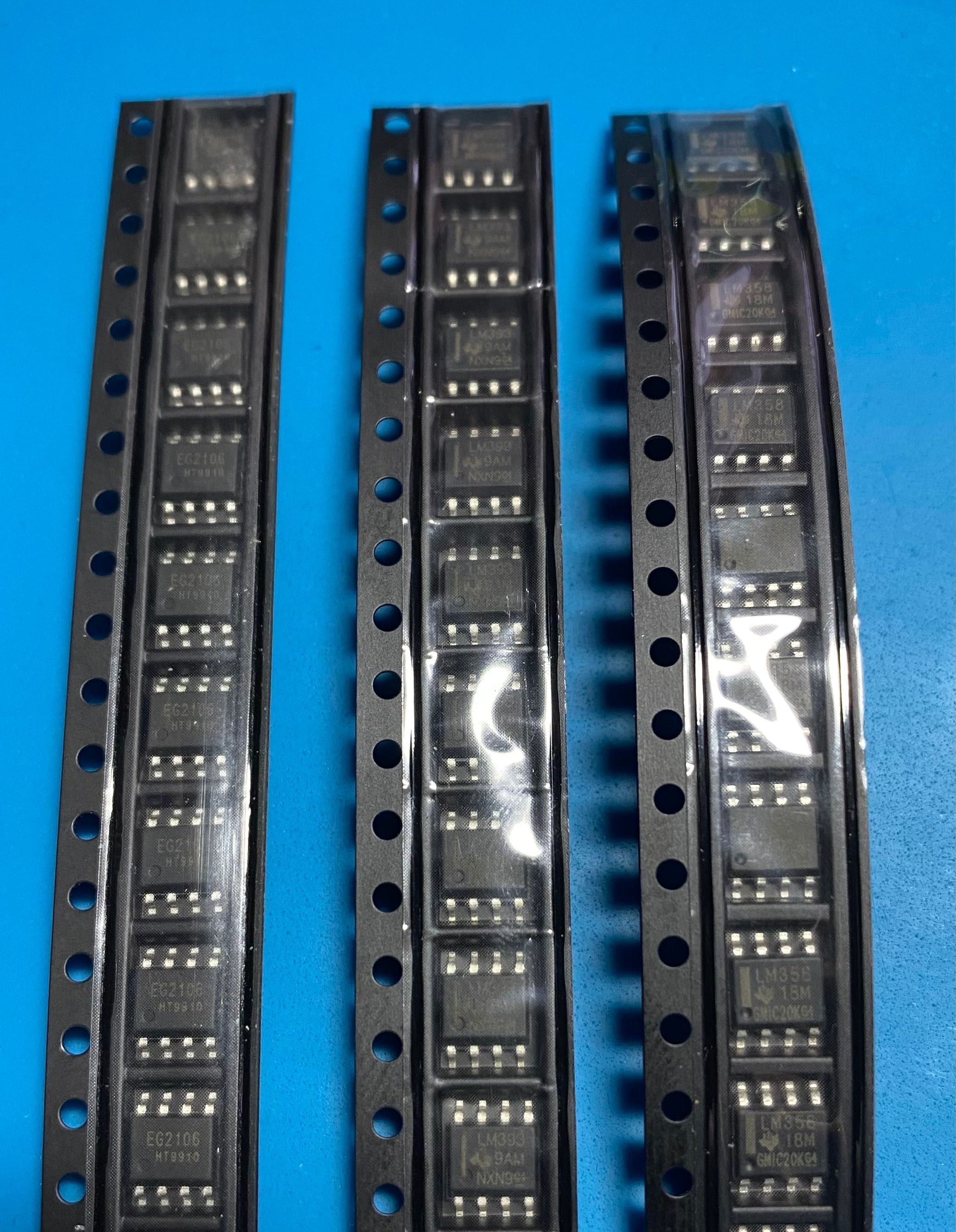Микросхеми HEF4051BT TLC274C IRFB3306 LM356 LM393 UC3843A