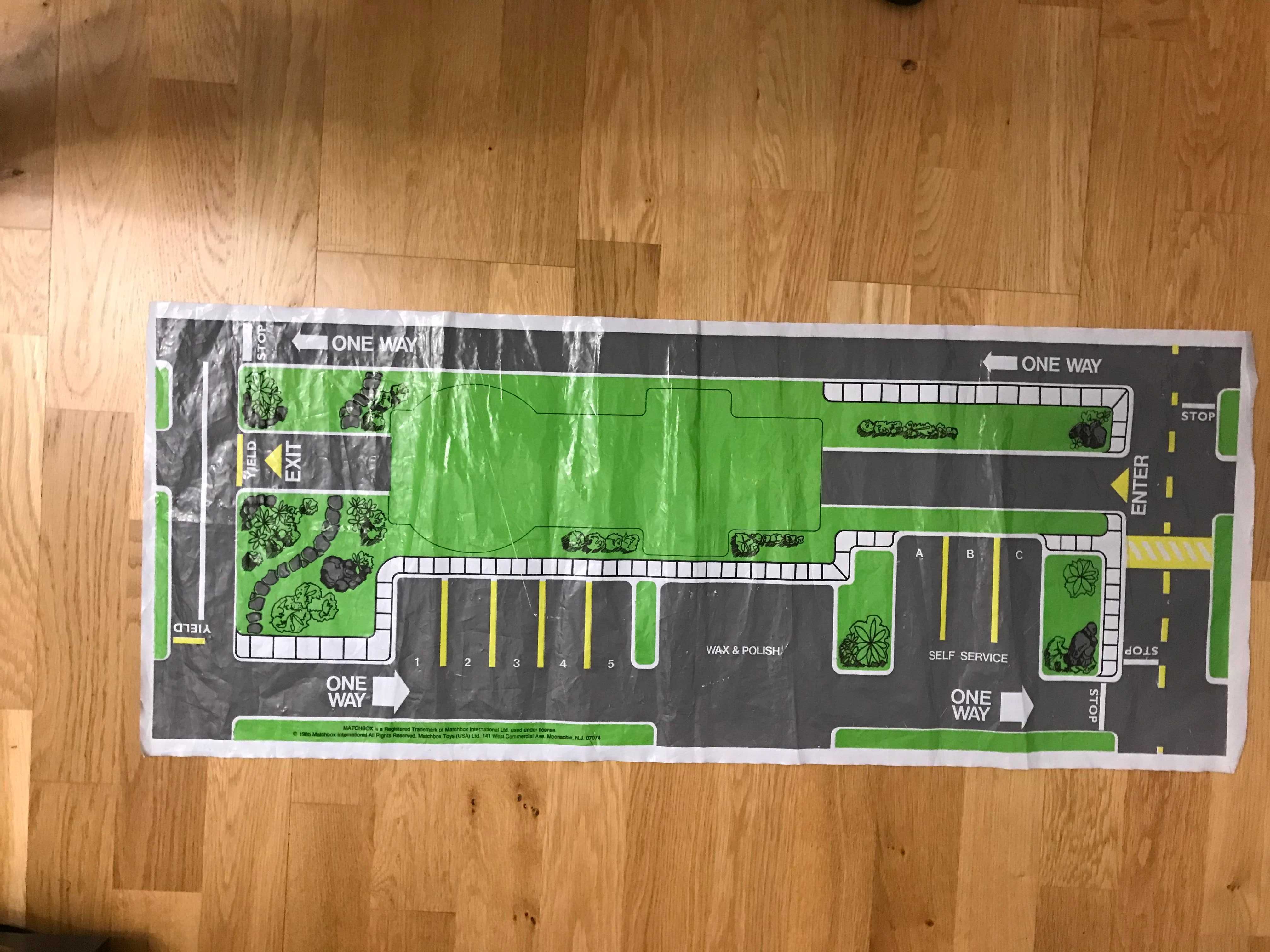 matchbox play mat car wash matchbox mata myjnia prl