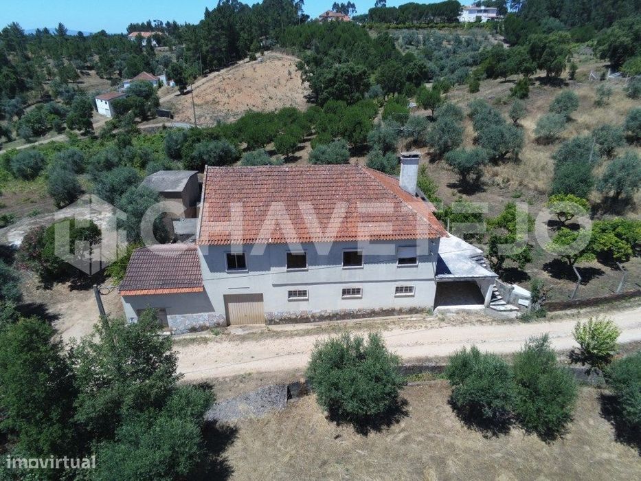 Quinta com moradia, anexo e terreno em local tranquilo.
