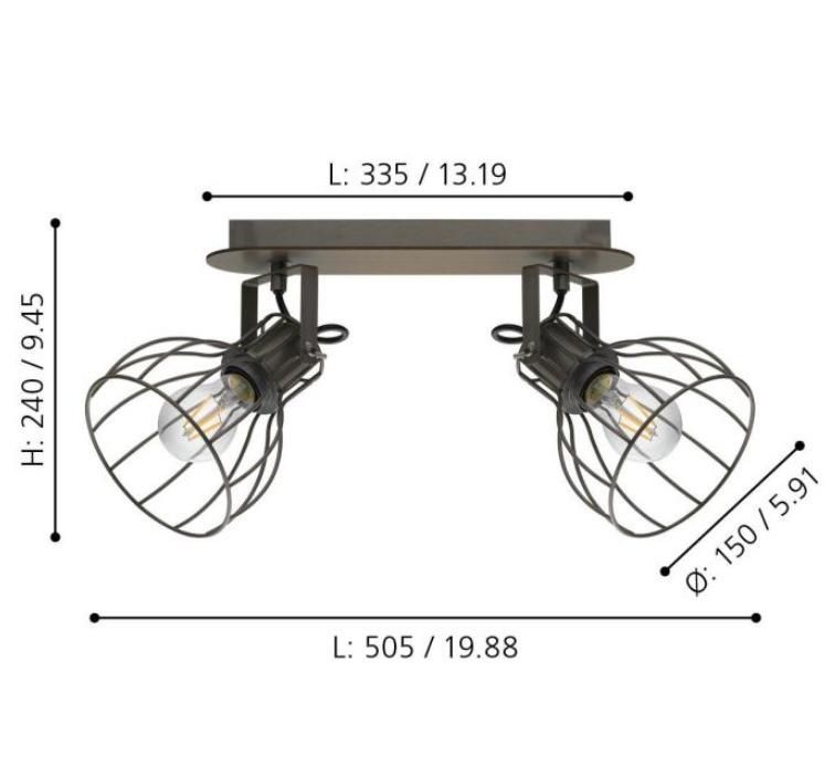 Lampa sufitowa niemieckie firmy eglo