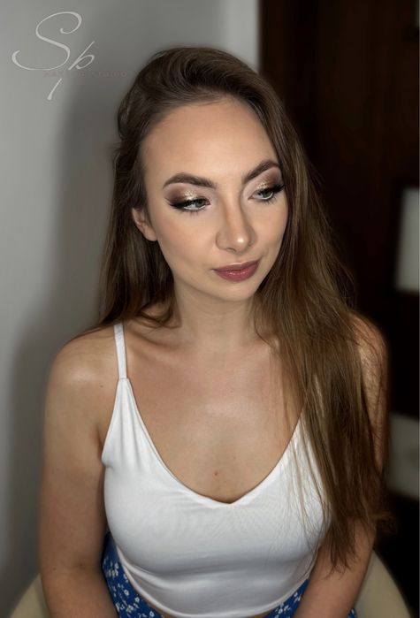 Makijaż okolicznościowy ślubny z dojazdem