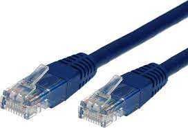 TB Print Patchcord kat.5 RJ45 UTP 1m. niebieski -AKTBXKS6UTP100N