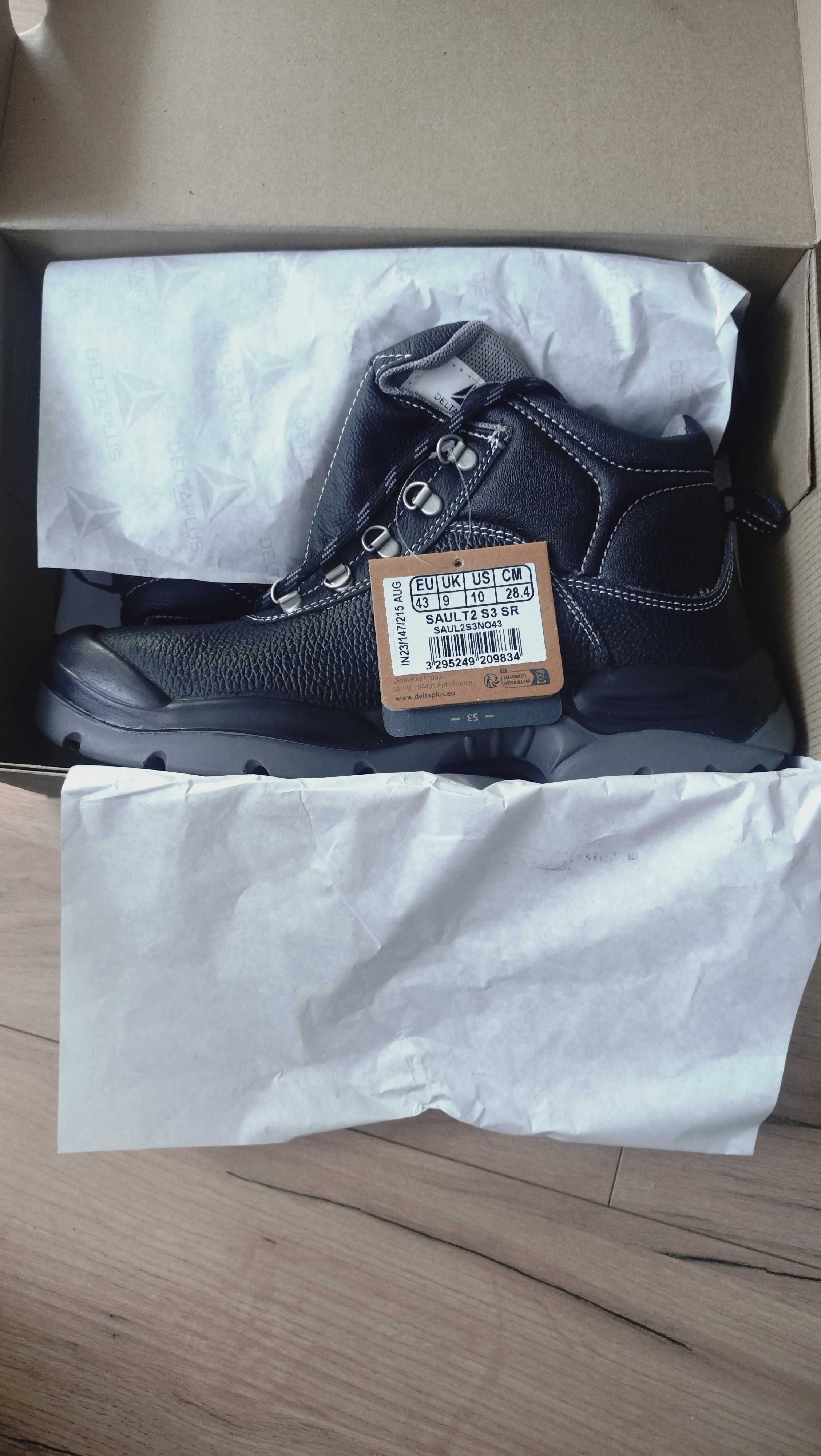 Nowe buty robocze Delta plus r.43