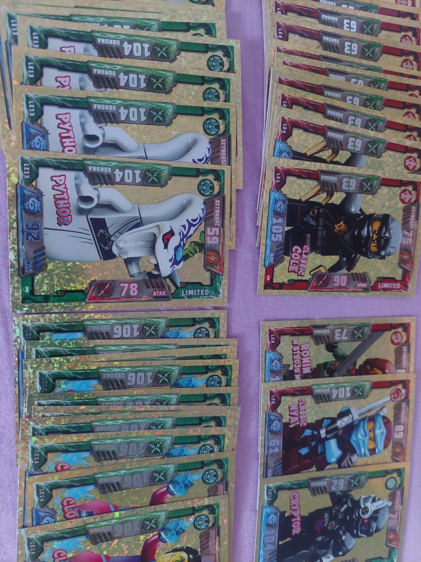 50 kart limitowanych Ninjago seria 2