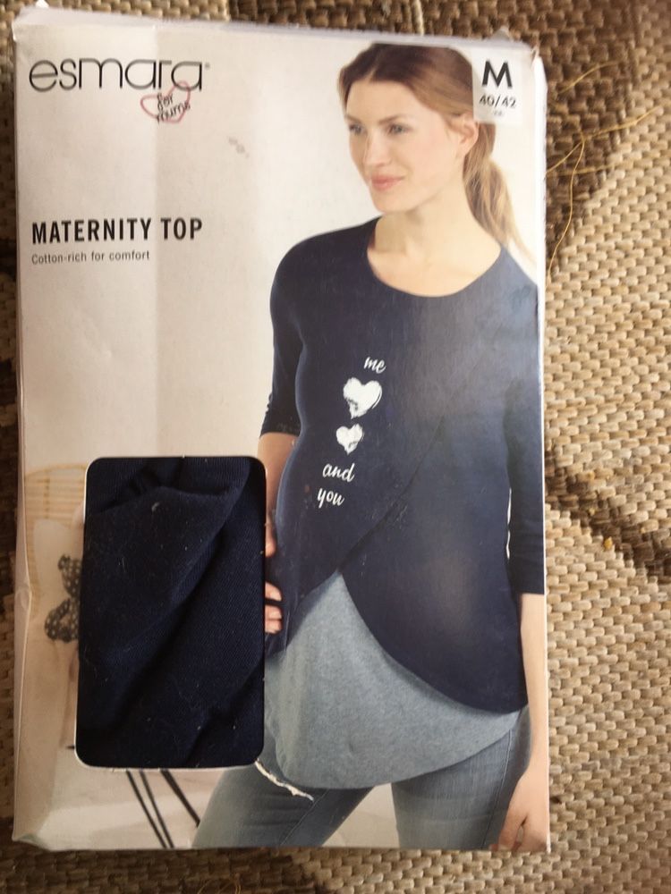 Koszulka ciążowa Esmara for mums maternity top M 40/42