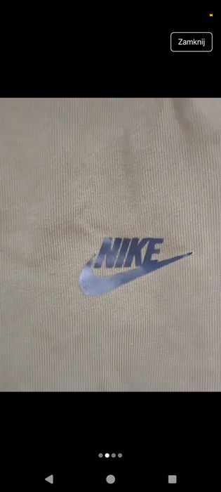 Spodnie dresowe Nike – khaki, rozmiar M