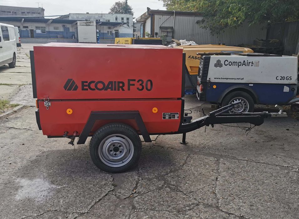 Kompresor Śrubowy Sprężarka ECOAIR 3m3/min  zarejestrowany przewoźny