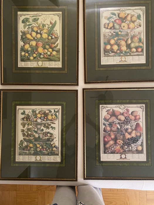 Gravuras  inglesas estacoes do ano