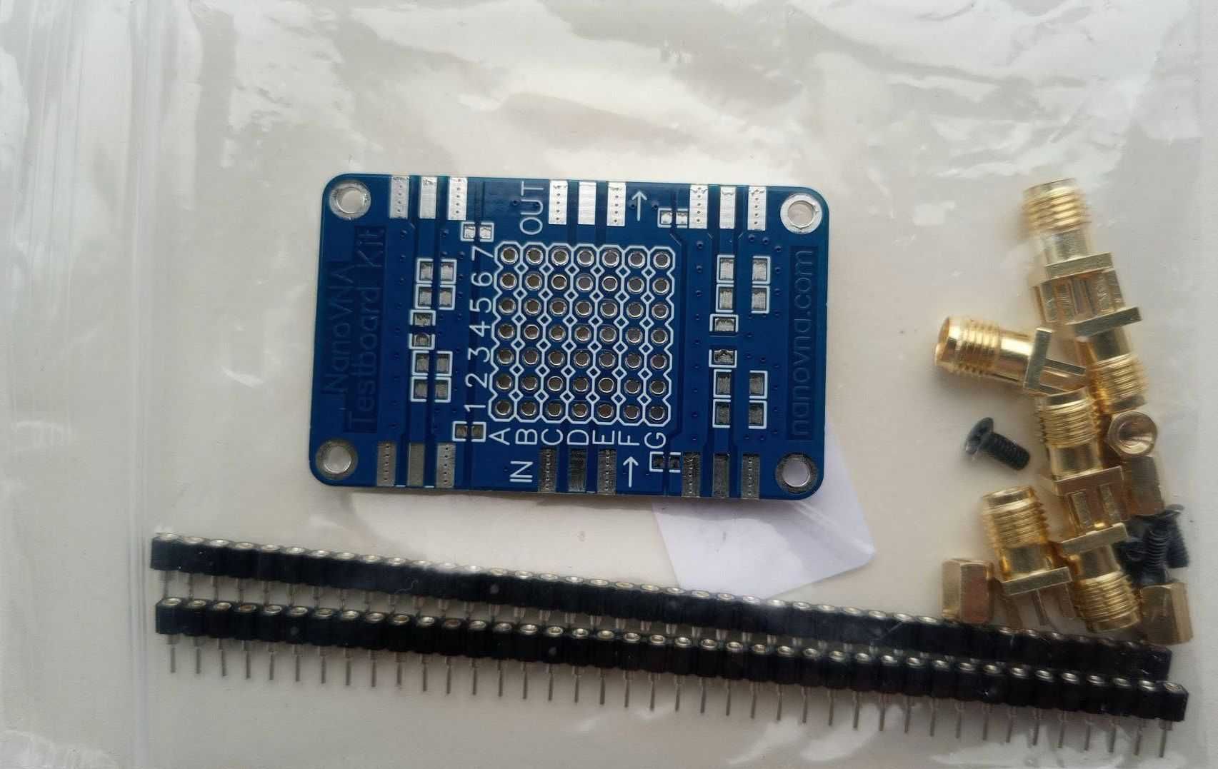 Nano VNA RF test board kit демо плата для макетирования ВЧ устройств