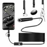 Endoskop kamera inspekcyjna android pc usb 10m led USB-C i micro USB