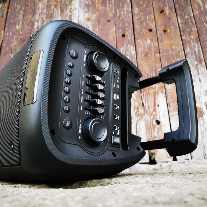 GŁOŚNIK MOBILNY Kolumna NAGŁOŚNIENIOWA Radio Bluetooth Wieża Karaoke