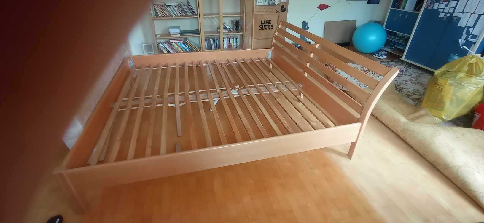 Łóżko z drewna bukowego 200 x 200