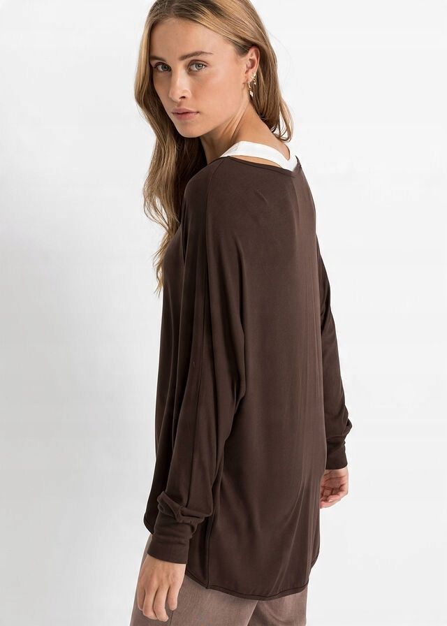 B.P.C luźna bluzka oversize z topem ^32/34