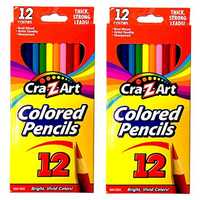 CRA-Z-ART 12 COLORED PENCILS kredki ołówkowe z USA extra jakość NOWE