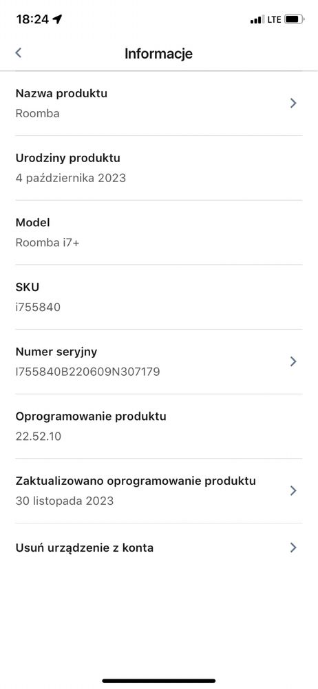 Irobot roomba i7+