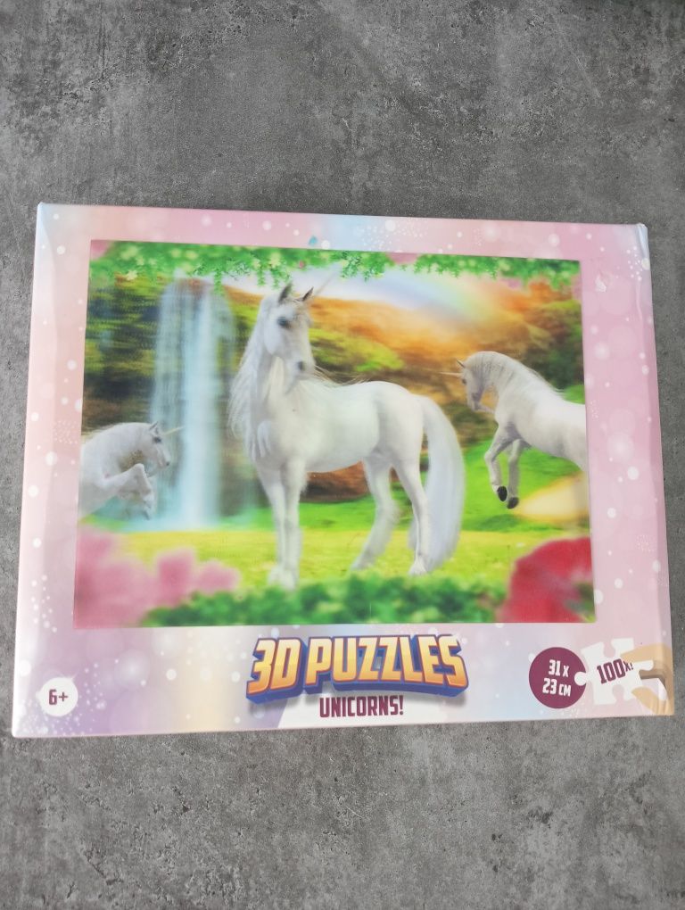 Puzzle 3D unicorn