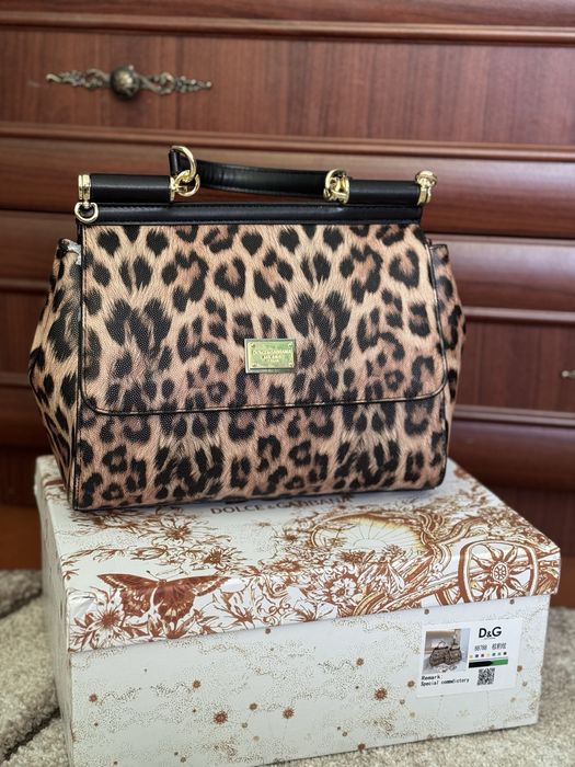 Сумка Dolce&gabbana sicilly d&g натуральна шкіра