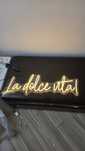 LED La dolce vita z pilotem stan idealny