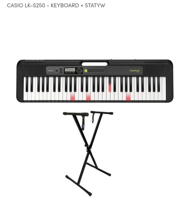 Keyboard Casio i statyw