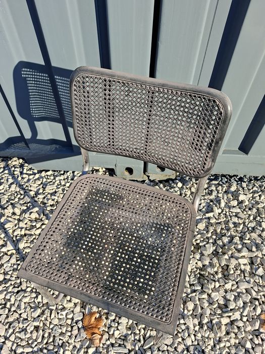 Krzesło rattanowe bauhaus