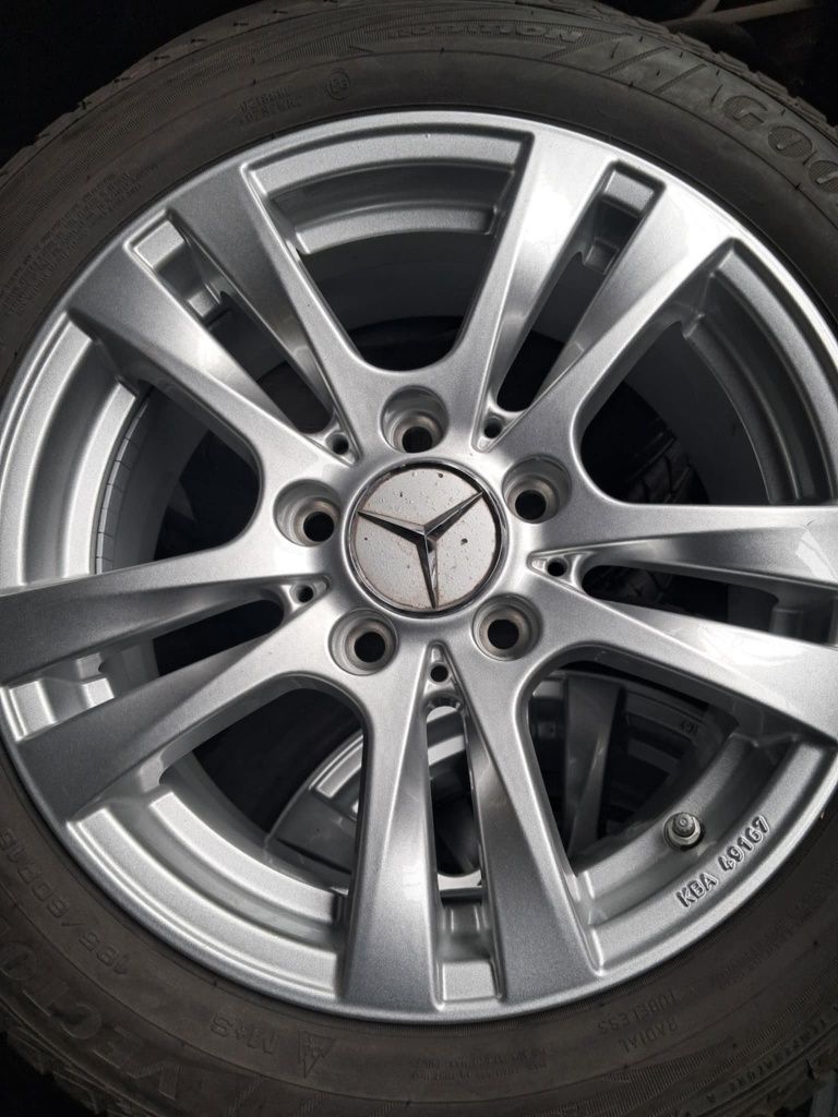 Felgi aluminiowe Mercedes Klasa A   5x112  6 5 x15  et 47 stan idealny