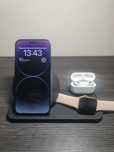 3в1 Бездротова Fast charge зарядна докстанція для Apple i
