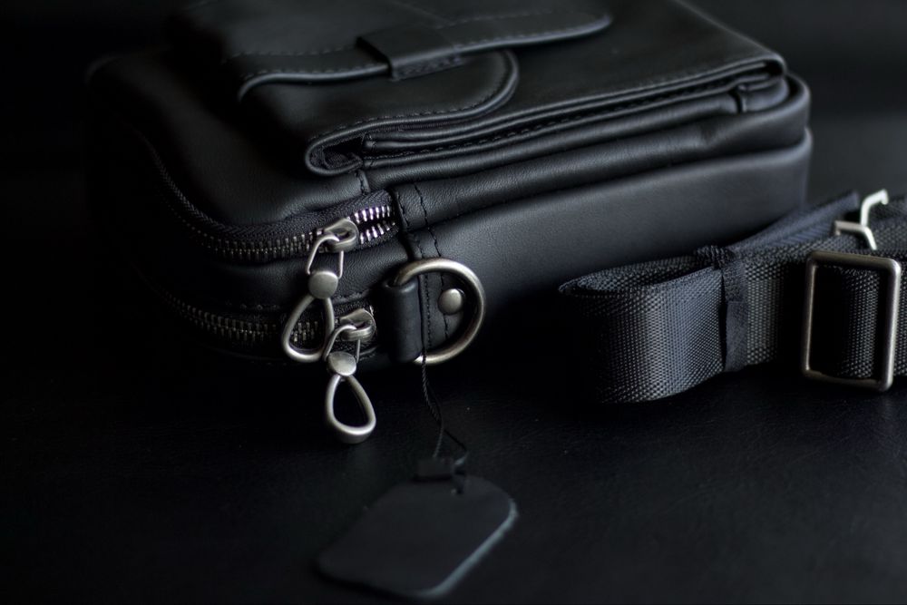 Шкіряна сумка чоловіча через плече. Натуральна шкіра. Сумка мужская