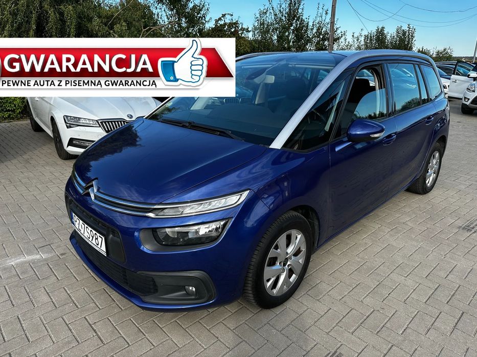 Citroën C4 Grand Picasso 1,6 HDI 116 KM 7-osób Serwis GWARANCJA Zamiana Zarejestrowany