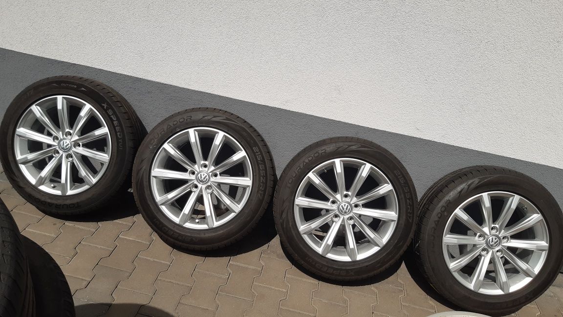 Felgi aluminiowe 5x112 R17 VW z oponami