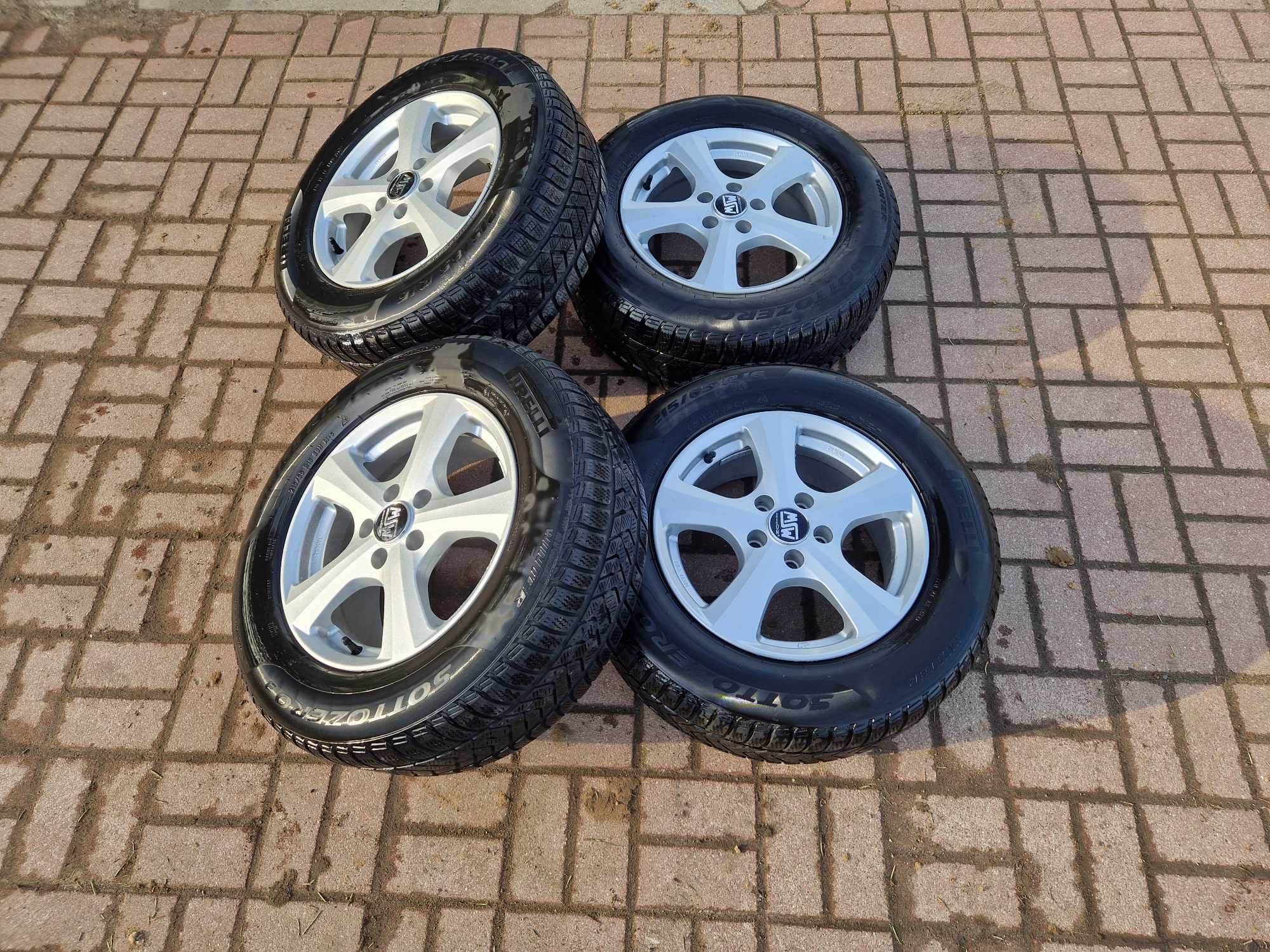 Komplet Kół Felgi 16 Cali 5x112 MSW ET42 215/65 R16 ZIMA VW Touareg