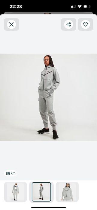 Костюм nike серый