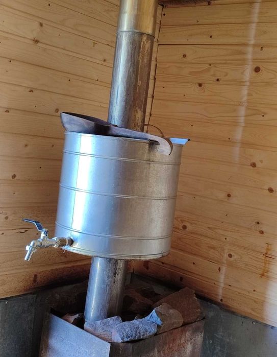 Баня на  колесах та чан