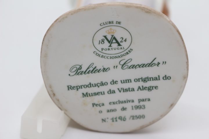 Paliteiro Caçador Clube de colecionadores Ano 1993 Vista Alegre